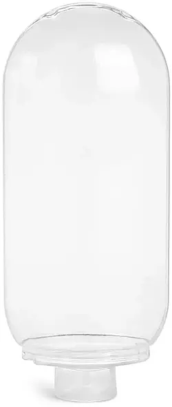 4 oz Clear PET Tottles (Bulk), Caps Not Included