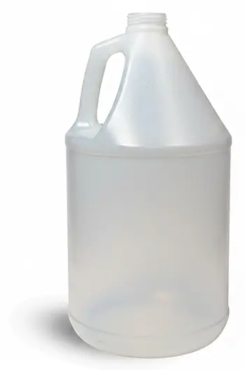 1 Gallon, UN Rated Natural HDPE Jugs, UN Rated, (Bulk), Caps NOT Included