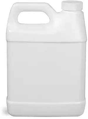 32 oz White HDPE F-Style Jugs w/ Foam Induction Lined Caps