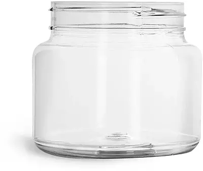 22 oz Clear PET Plastic Straight Sided Jars (Bulk)