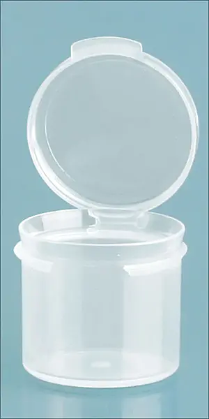 0.39 oz Natural Polypropylene Hinge Top Vials