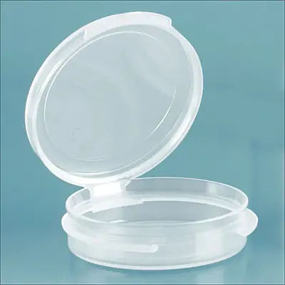 0.20 oz Natural Polypropylene Hinge Top Vials