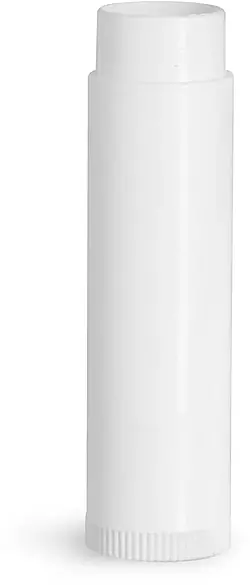 0.15 oz White Polypropylene Lip Balm Tubes (Bulk) Caps NOT Included