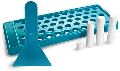 0.15 oz Size, 24 White Tubes Included	 Lip Balm Filling Tray for Polypropylene Lip Balm Tubes