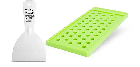 .07 oz Slim Line Tube Tray, Tubes NOT Included HDPE Lip Balm Filling Trays for Slim Line Lip Balm Tubes