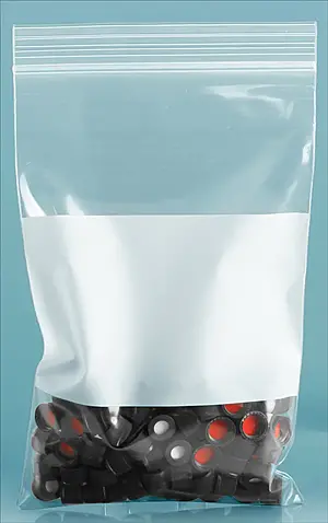 4 x 6  Clearline PE Write-On Loctop Bags