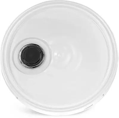 Rieke Lid For 3.5, 5 & 6 Gal Pails White HDPE Plastic Tear Tab Pail Lid Rieke  (Bulk), Caps Not Included