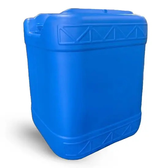 5 gallon Blue HDPE Square Tight Head Pails w/ Closed Vent