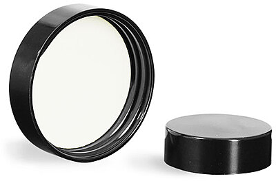 48/400   Black Phenolic PV Lined Caps