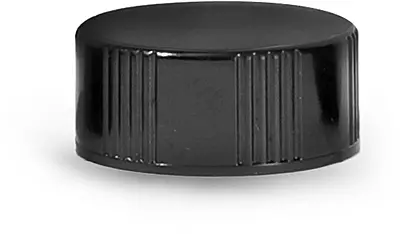 18/400 Black Phenolic F217 Lined Caps