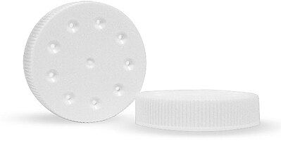 43 mm White Twist Sifter Cap | SKS Bottle & Packaging