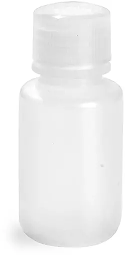 30 ml Natural Polypropylene Narrow Mouth Leak Proof Water Bottles w/ Caps