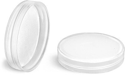 89/400   Natural Polypropylene Smooth Closures w/ PS-22 Plain Liners