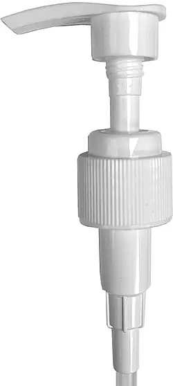 24/410, 9 1/4 Tube Smooth White Polypropylene 2 cc Lotion Pumps