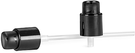 24/410, 4 1/8 inch tube Smooth Black Polypropylene Treatment Pumps w/ 4 1/8 Inch Tube