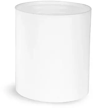 50 ml White Polypropylene Airless Pump Bottles (Bulk), Pumps & Caps NOT Included