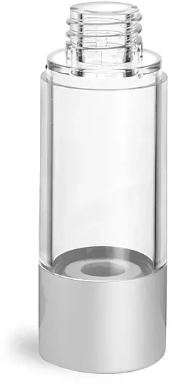 30 ml Clear AS Airless Pump Bottles (Bulk), Pumps & Caps NOT Included