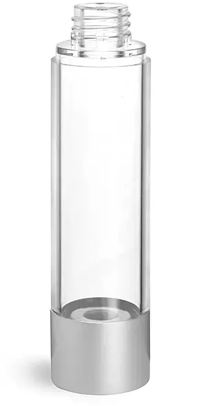 50 ml Clear AS Airless Pump Bottles (Bulk), Pumps & Caps NOT Included