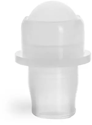 .35 oz Natural PP Roll On Ball and PE Fitment for Roll On Containers