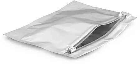 12.25 x 9 x 4 inch Plastic Bags, 12.25 in x 9 in White Child Resistant Reclosable Pouches