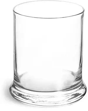 12.5 oz Clear Glass Candle Jars (Bulk), Lids Not Included