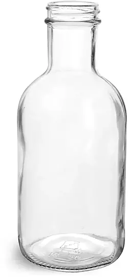 16 oz Glass Bottles, Clear Glass Stout Bottles (Bulk), Caps NOT Included