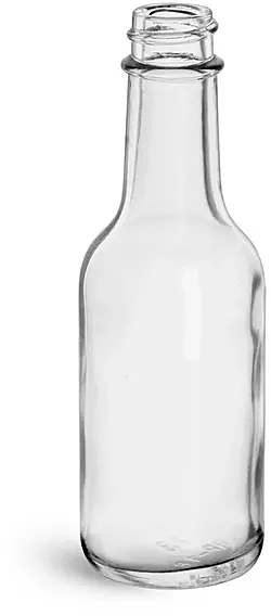 1.7 oz Clear Glass Woozy Bottles (Bulk)