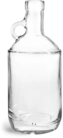 750 ml Glass Bottles, Clear Glass Moonshine Bottles (Bulk), Caps NOT Included