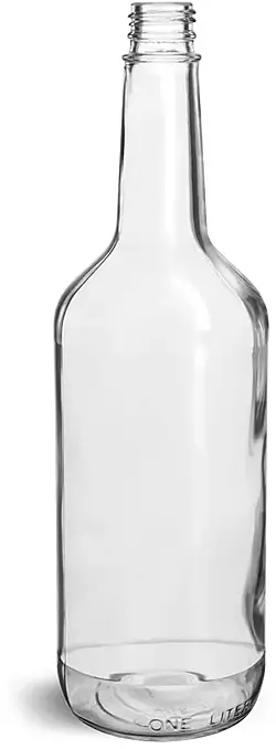 1 Liter Clear Glass Liquor Bottles
