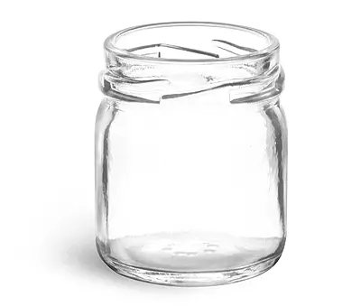1 1/4 oz Clear Glass Jelly Jars (Bulk), Caps Not included