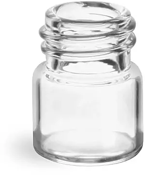 1/3 dram Clear Glass Vials (Bulk), Caps NOT Included