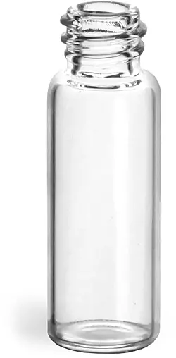 1/2 dram Clear Glass Vials (Bulk), Caps NOT Included