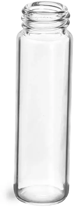 2 dram Clear Glass Vials (Bulk), Caps NOT Included