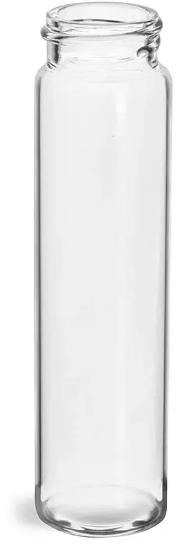 8 dram Clear Glass Vials (Bulk), Caps NOT Included