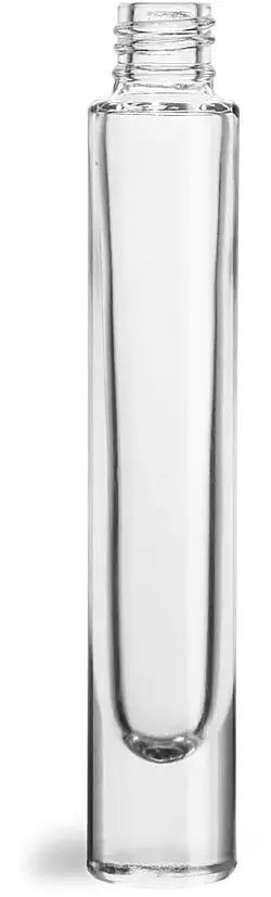 10 ml Glass Bottles, Clear Glass Roll On Containers (Bulk), Caps NOT Included