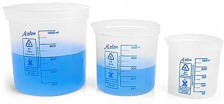 Polypropylene Beakers (Set of 3)