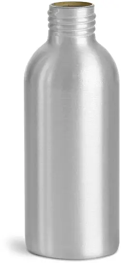 120 ml Aluminum Bottles (Bulk), Caps NOT Included