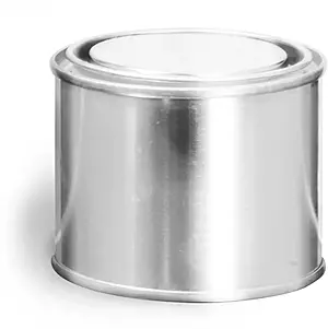 1/4 Pint Round Metal Paint Cans w/ Plugs
