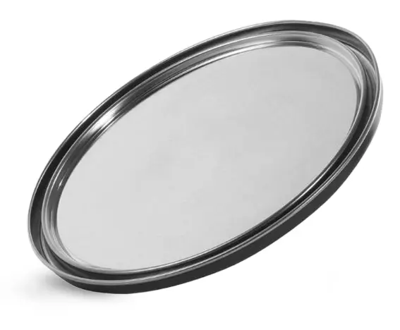 1 gallon Metal Lids For Paint Cans w/ Gray Liners