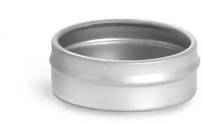 1/4 oz Flat Metal Tins (Bulk, No Tops)
