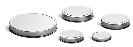 4 oz Deep Metal Tin Covers (Bulk, No Tins)