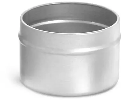 4 oz Deep Metal Tin Bottoms (Bulk, No Covers)