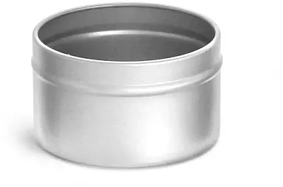 6 oz Deep Metal Tin Bottoms (Bulk, No Covers)
