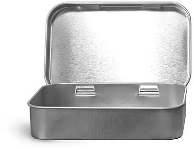Metal Hinge Top Tins