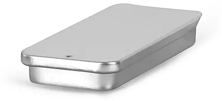 Metal Slide Top Tins, Medium, Bulk Case