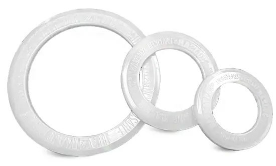 1 Pint  Natural HDPE Locking Rings For Metal Paint Cans