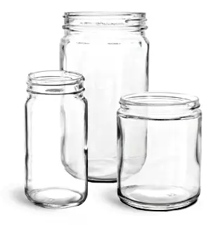 Bulk and Wholesale Glass Jars, Factory Shipped