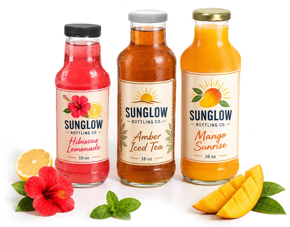 Small Glass Drink Bottles