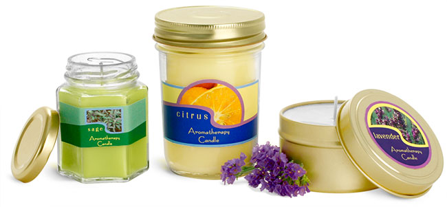 aromatherapy jars and bottles