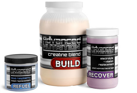 Sports Nutrition Jars